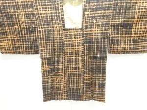 格子木綿道行コート